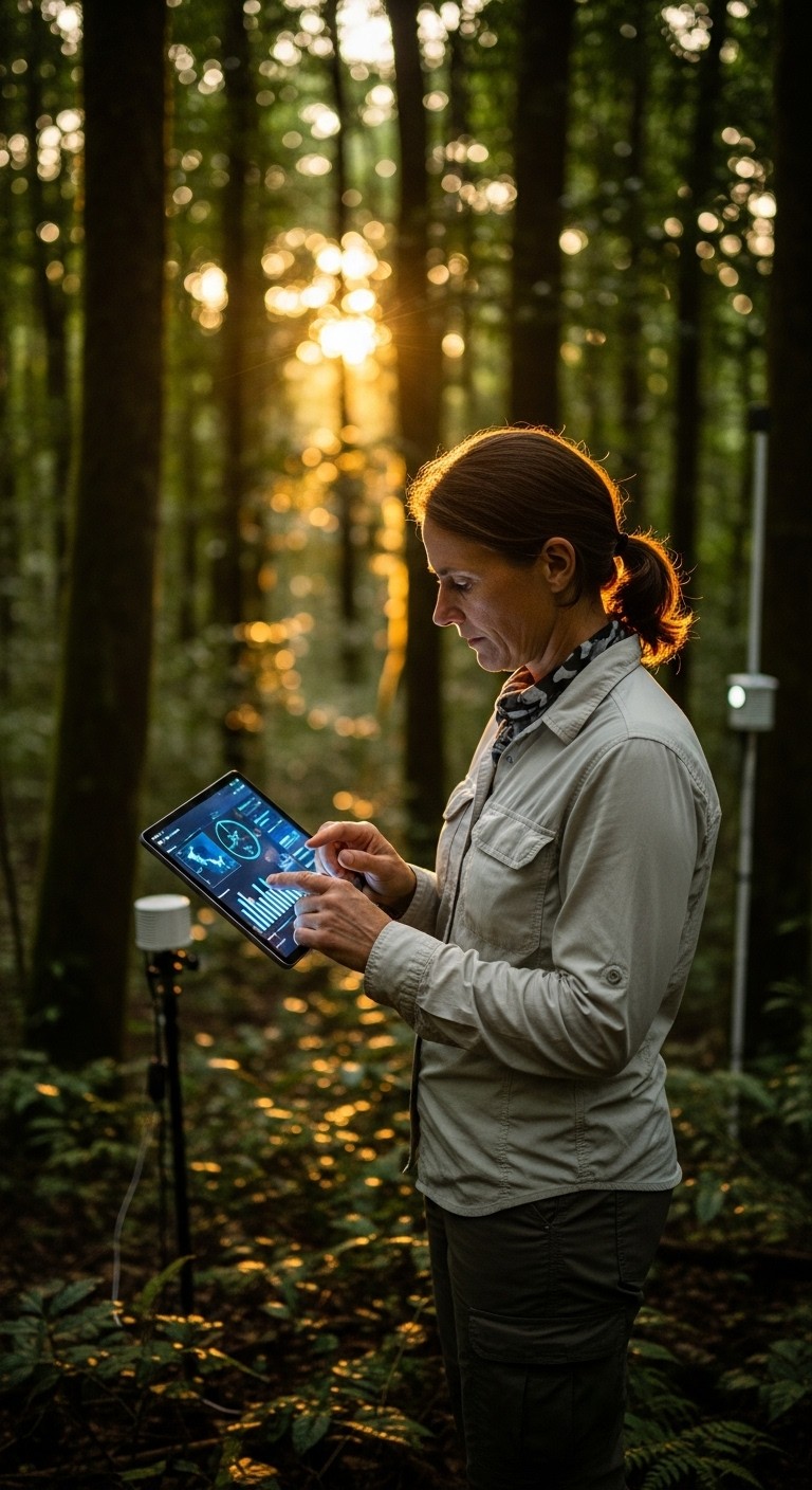Free Technology Meets Nature Image - Conservation, Researcher, Forest ...