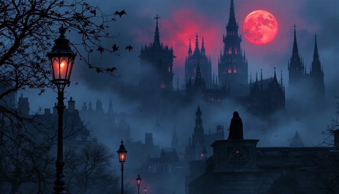 Free Gothic Moon Rising Image | Download at StockCake