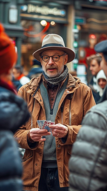 Free Man Holding Cards Image - Man, Elderly, Cards | Download at StockCake