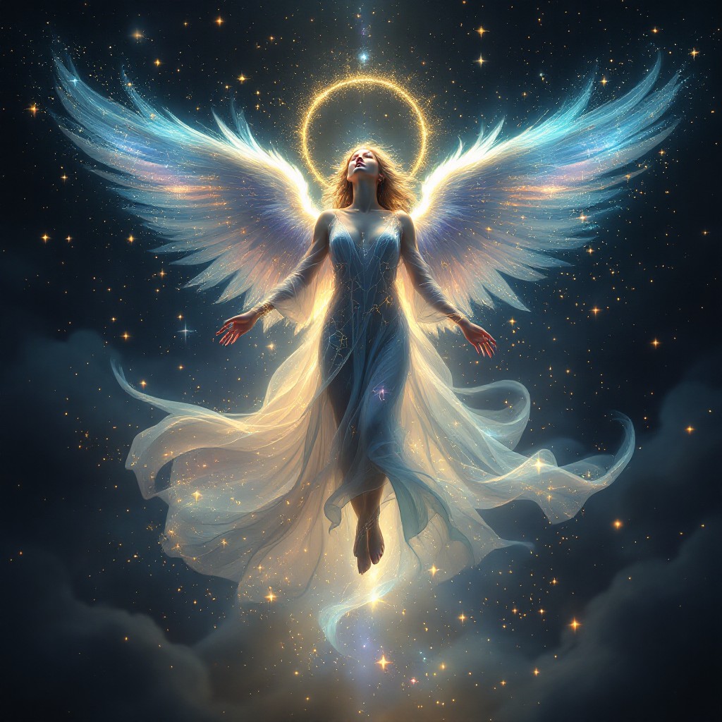 Free Celestial Angel Ascending Image - Angel, Celestial, Ascending ...