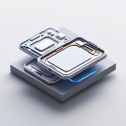 Free Floating Device Layers Image - Smartphone, Technology, Aluminum ...