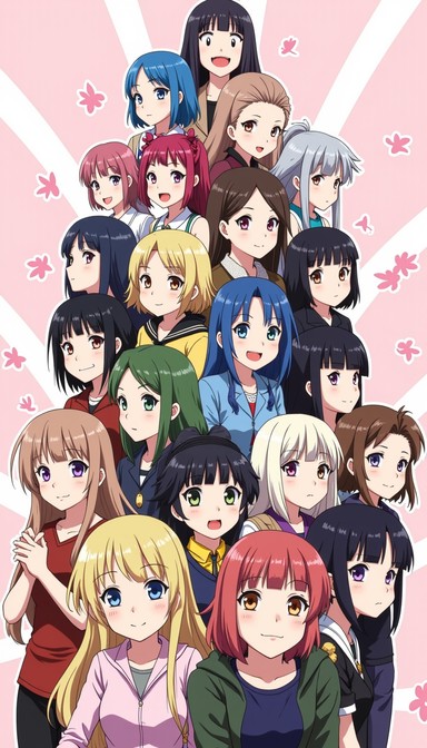 Anime Including Color Free Colorful Anime Collection Image - Anime, Characters, Colorful ...