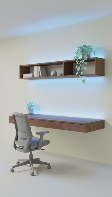 Floating Workspaces Free Floating Workspace Design Image - Workspace, Minimalist, Floating ...