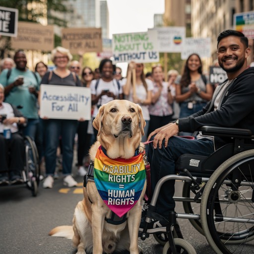 Free Paws For Rights Image - Service-dog, Disability, Rally | Download ...