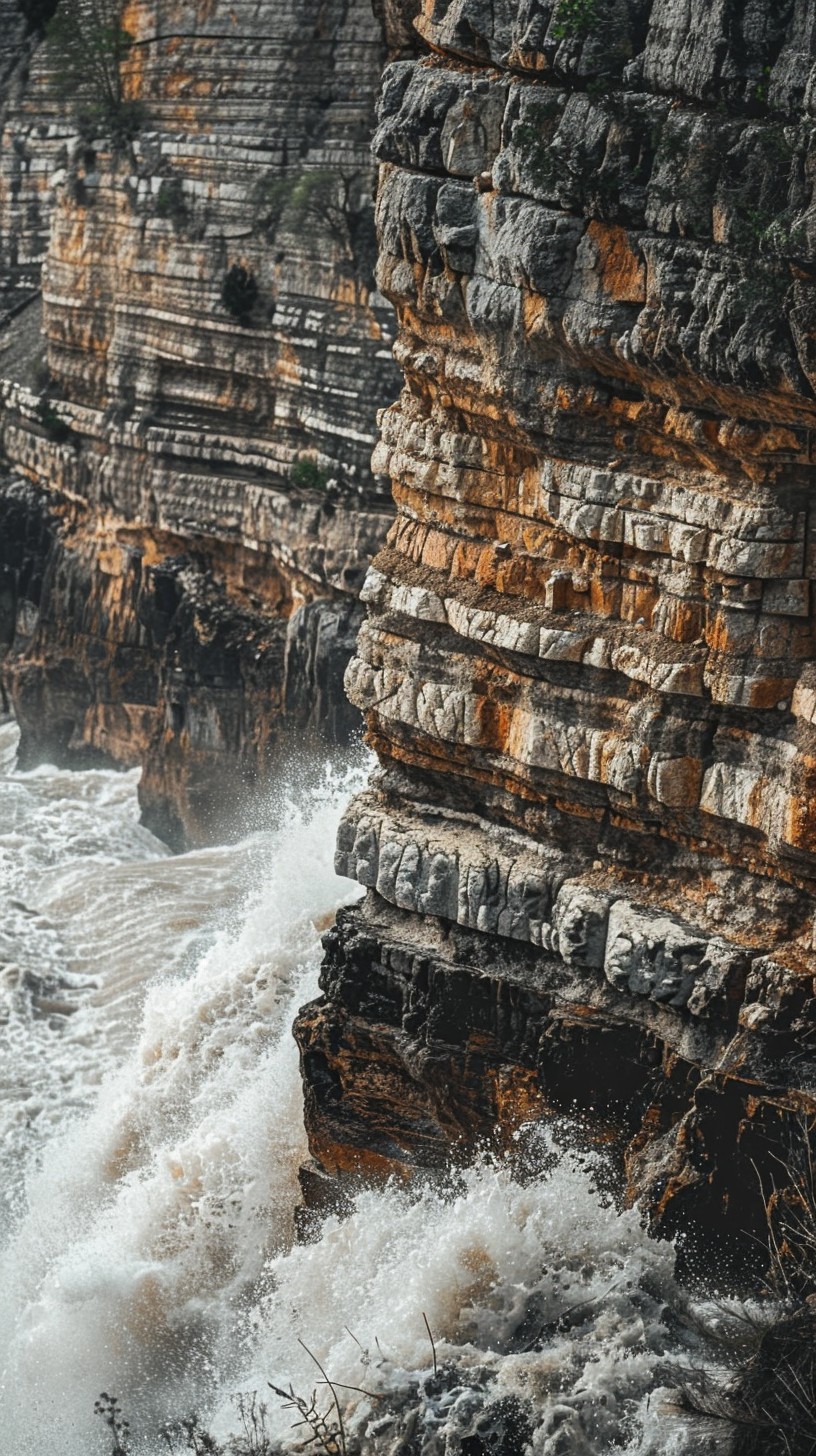 White Cliffs Water Rushing Free Raging Waterfall Cliffs Image - Cliff, Water, Nature | Download at ...