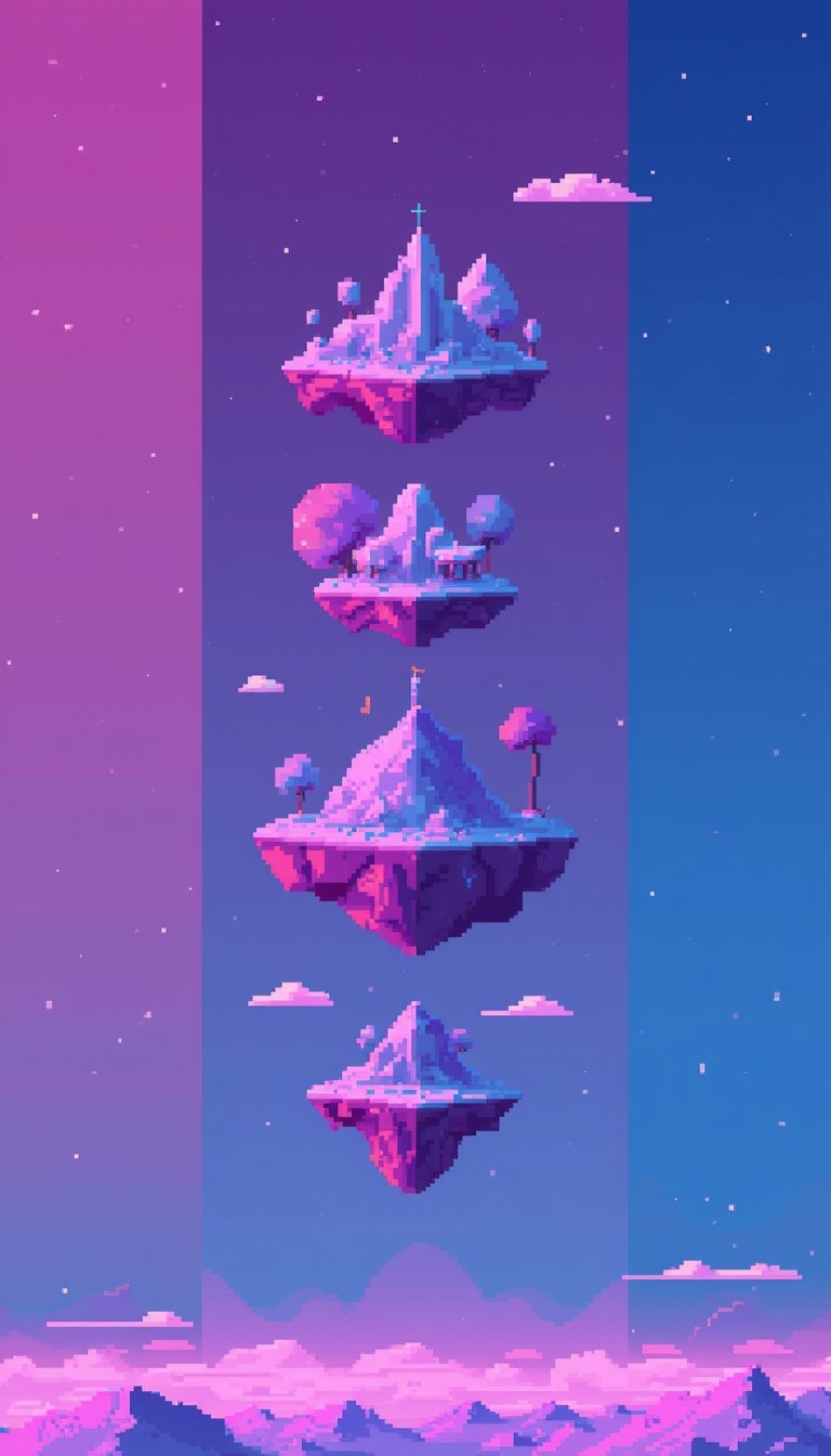 Free Floating Pixel Islands Image - Pixel, Islands, Floating | Download ...