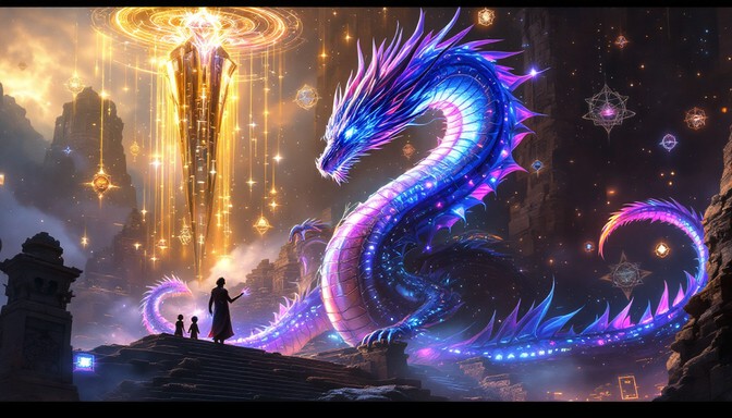 Free Dragon Knowledge Guardian Image - Dragon, Fantasy, Mystical ...