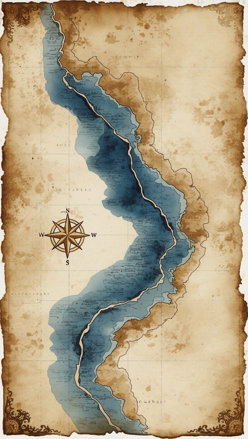 Free Ancient Navigation Journey Image - Watercolor, Map, Vintage ...