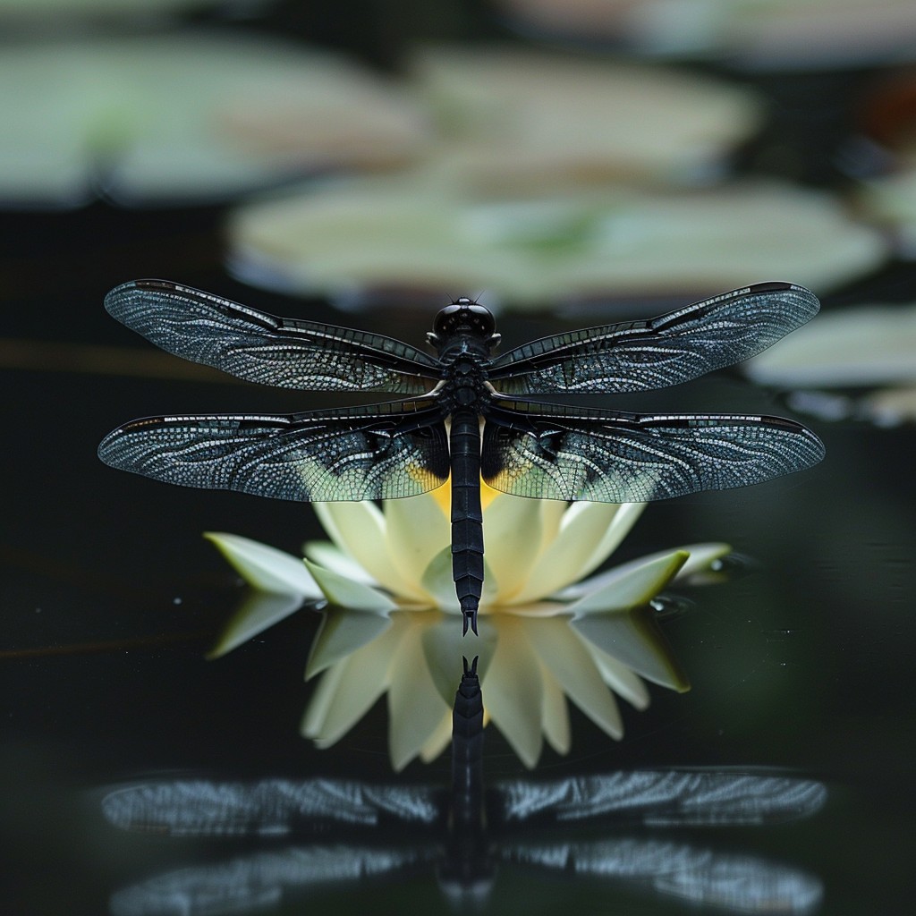 Free Dragonfly on Lily Image - Dragonfly, Lily, Pond | Download at ...