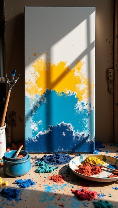 Free Color in Motion Image - Abstract, Painting, Yellow | Download at ...