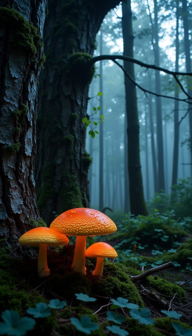 Free Enchanted Forest Mushrooms Image - Mushrooms, Forest, Nature ...