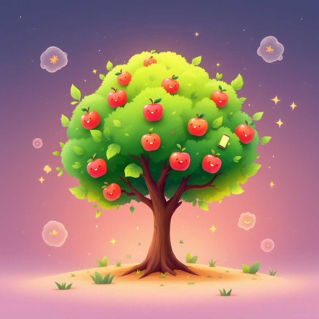 Free Magical Apple Tree Image - Magical, Tree, Apple | Download at ...