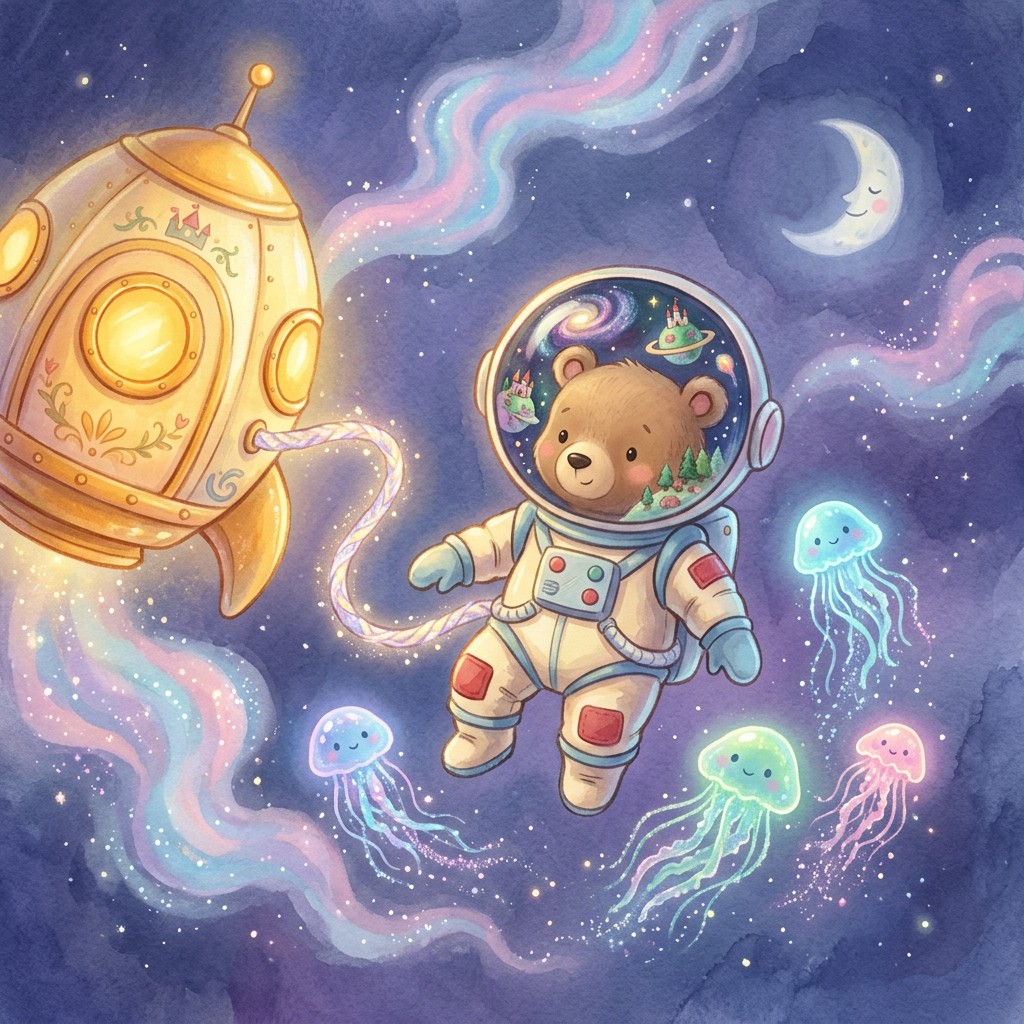 Free Cosmic Bear Adventure Image - Bear, Astronaut, Space | Download at ...