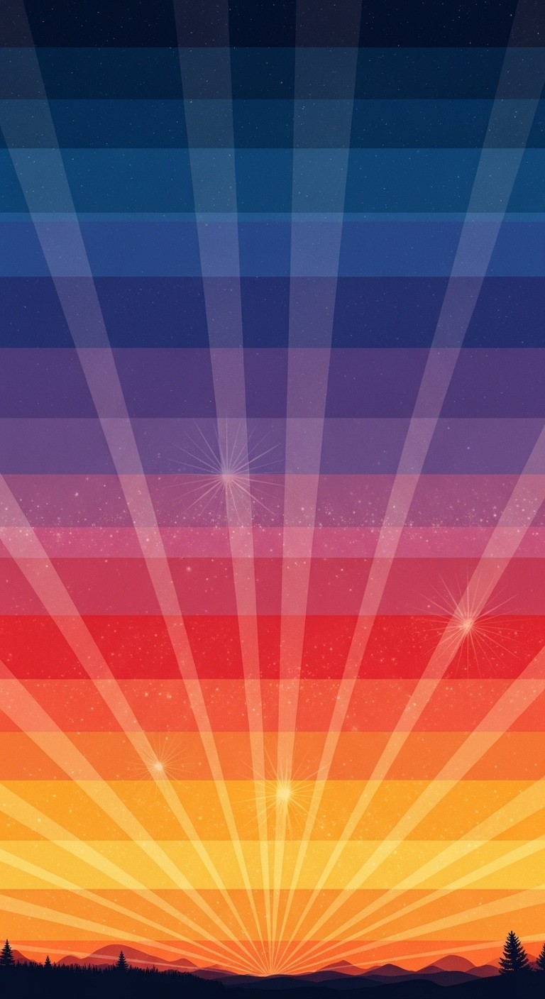 Sunset Gradient Wave Free Radiant Sunset Gradient Photo - Sunset, Gradient, Rays | Download ...