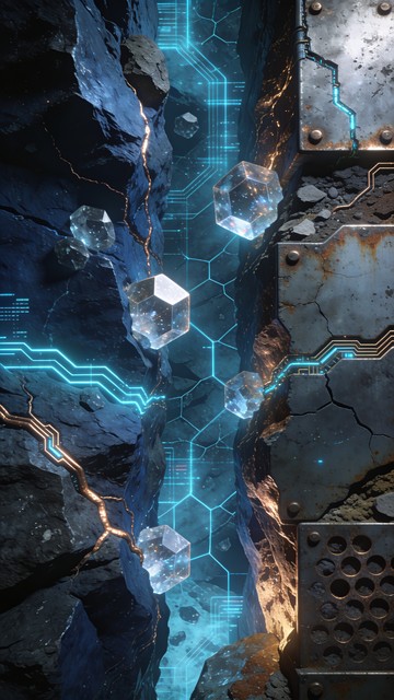 Free Cyberpunk Geological Layers Image - Cyberpunk, Geological, Crystal ...