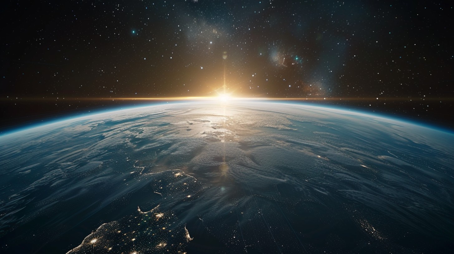 Sun Rise Frome Space Free Sunrise from Space Image - Space, Sunrise, Earth | Download at ...
