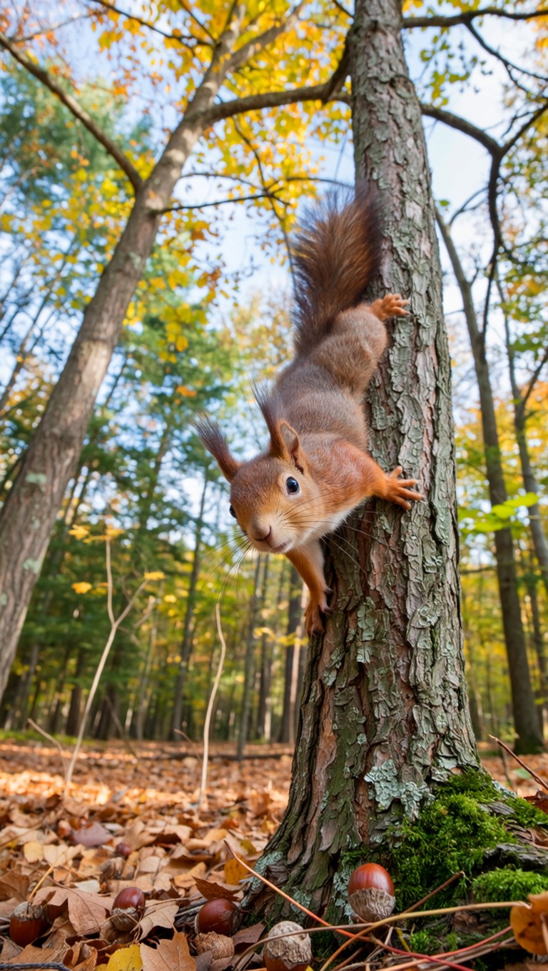 Free Curious Red Squirrel Image - Squirrel, Autumn, Forest | Download ...