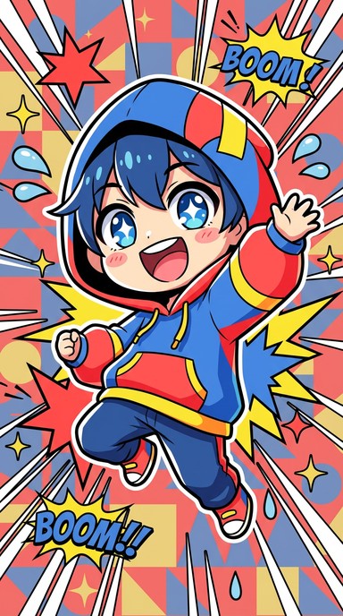 Free Energetic Chibi Leap Photo - Anime, Manga, Chibi | Download at ...