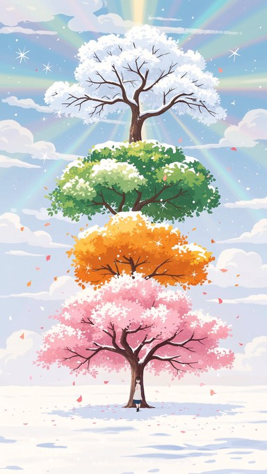 Free Four Seasons Tree Photo - Anime, Seasons, Sakura | Download at ...