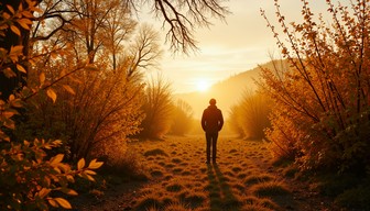 September Path Free Golden Autumn Path Image - Autumn, Sunrise, Path | Download at ...