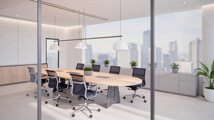 Free Minimalist Meeting Space Image - Modern, Minimalist, Business ...