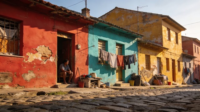 Normal Street Colors Free Colorful Street Life Image - Neighborhood, Colorful, Houses ...