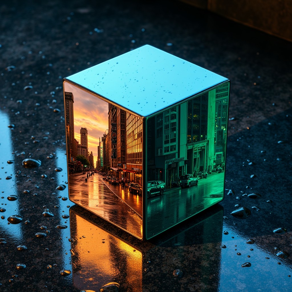Free Reflective Urban Cube Image - Cube, Reflective, Mirror | Download ...
