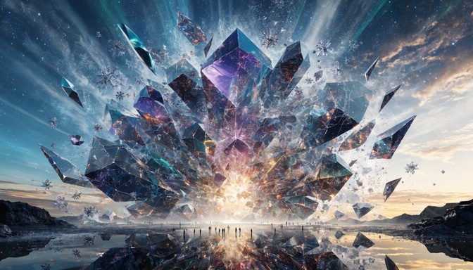 Crystals Exploding Free Crystalline Glass Explosion Image - Glass, Crystal, Explosion ...