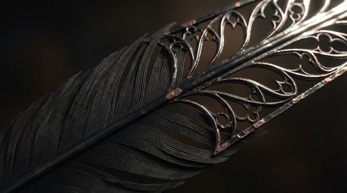 Free Feather Becomes Metal Image - Feather, Metal, Gothic | Download at ...
