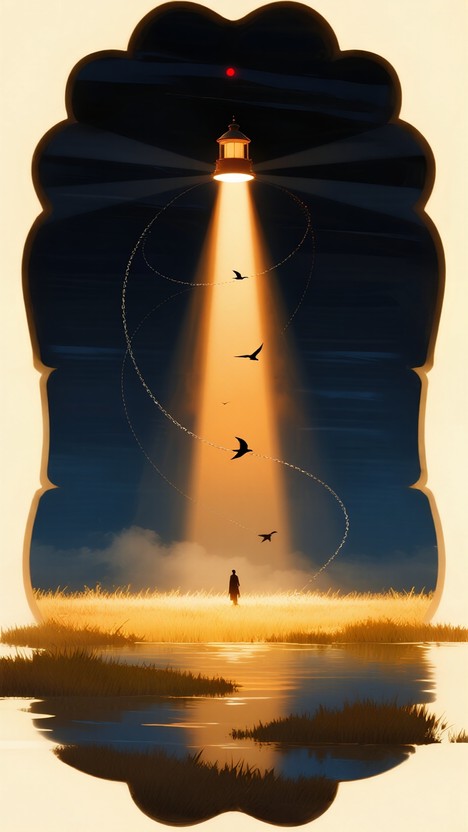 Free Beacon Through Darkness Image - Lighthouse, Beacon, Birds ...