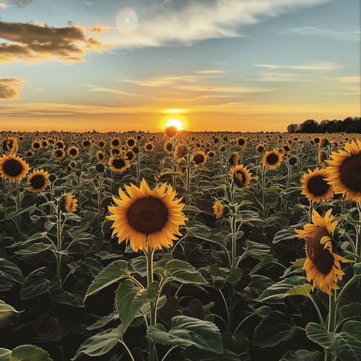 Free Sunset Over Field Image - Sunset, Field, Grass | Download at StockCake