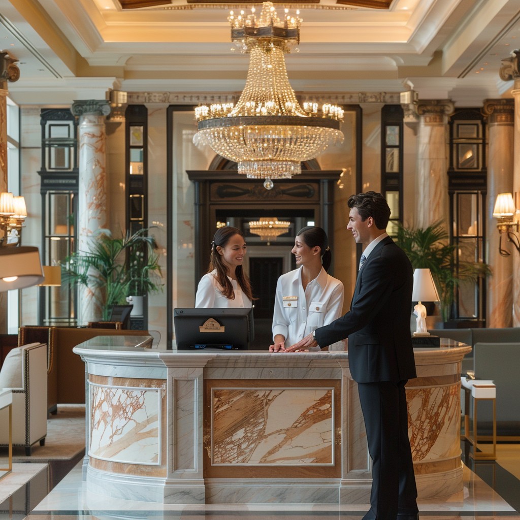 Example Motel Reception Free Hotel Reception Interaction Image - Hotel, Reception, Guest ...