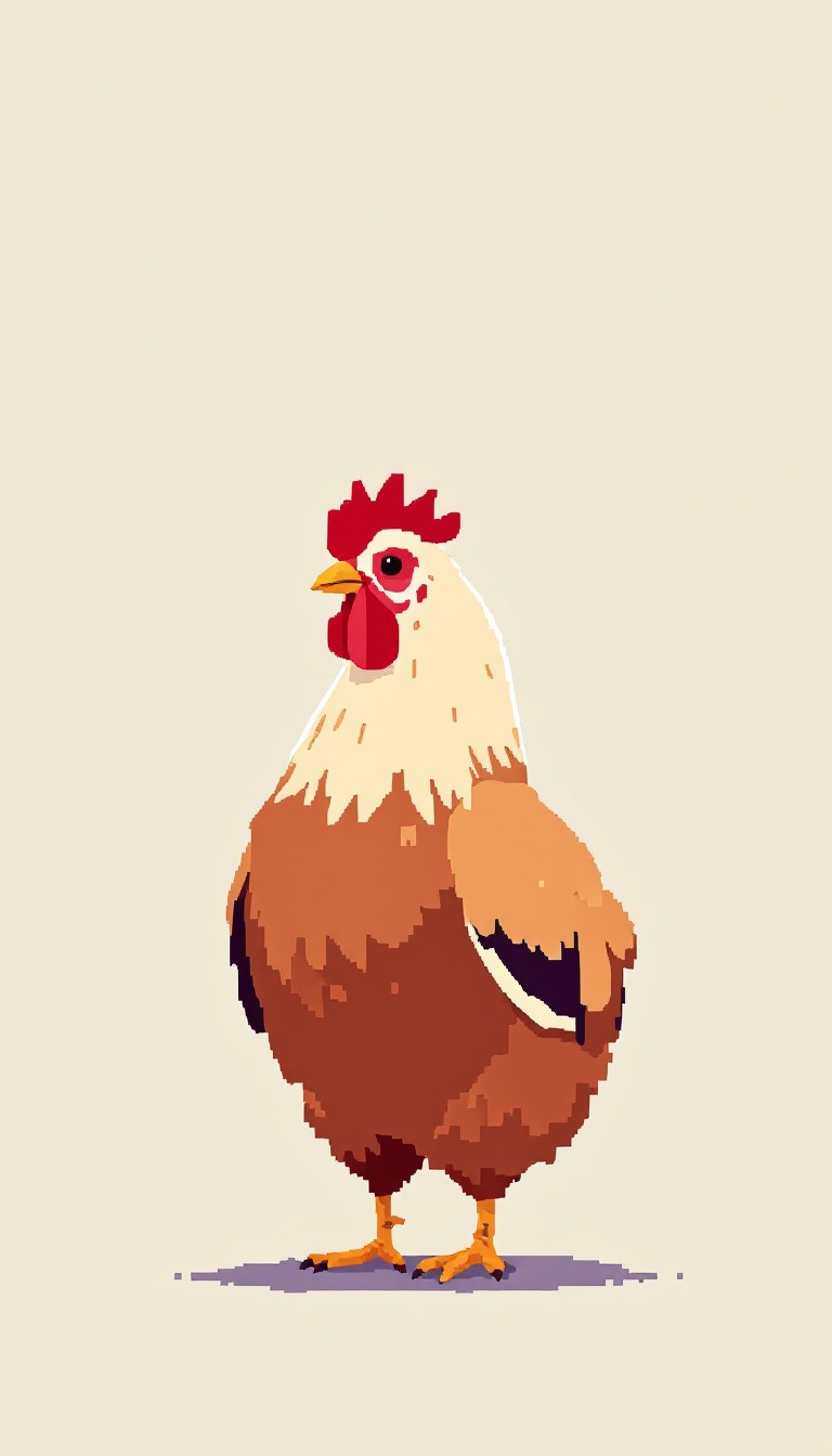Free Proud Pixel Rooster Image - Pixel, Rooster, Chicken | Download at ...