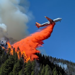 Free Aerial Firefighting Action Image - Firefighting, Airplane, Forest ...