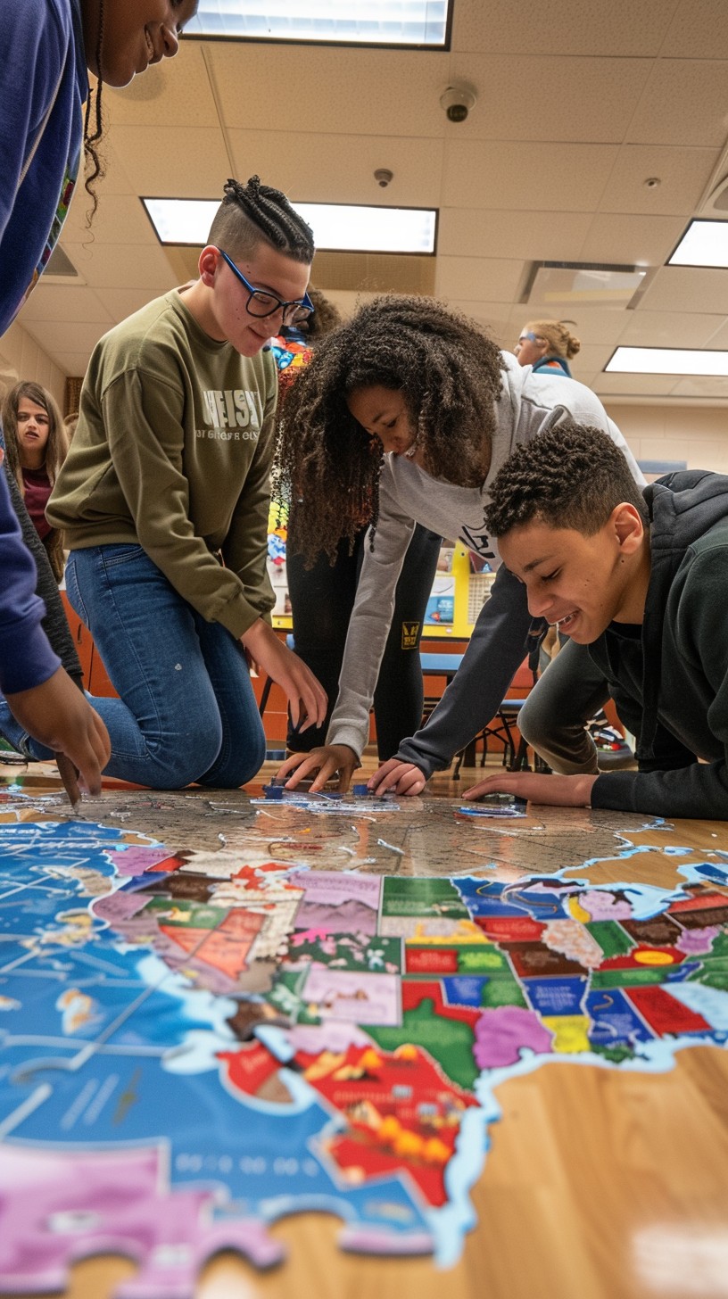 Free Puzzle Teamwork Activity Photo - Puzzle, Teamwork, Map | Download ...