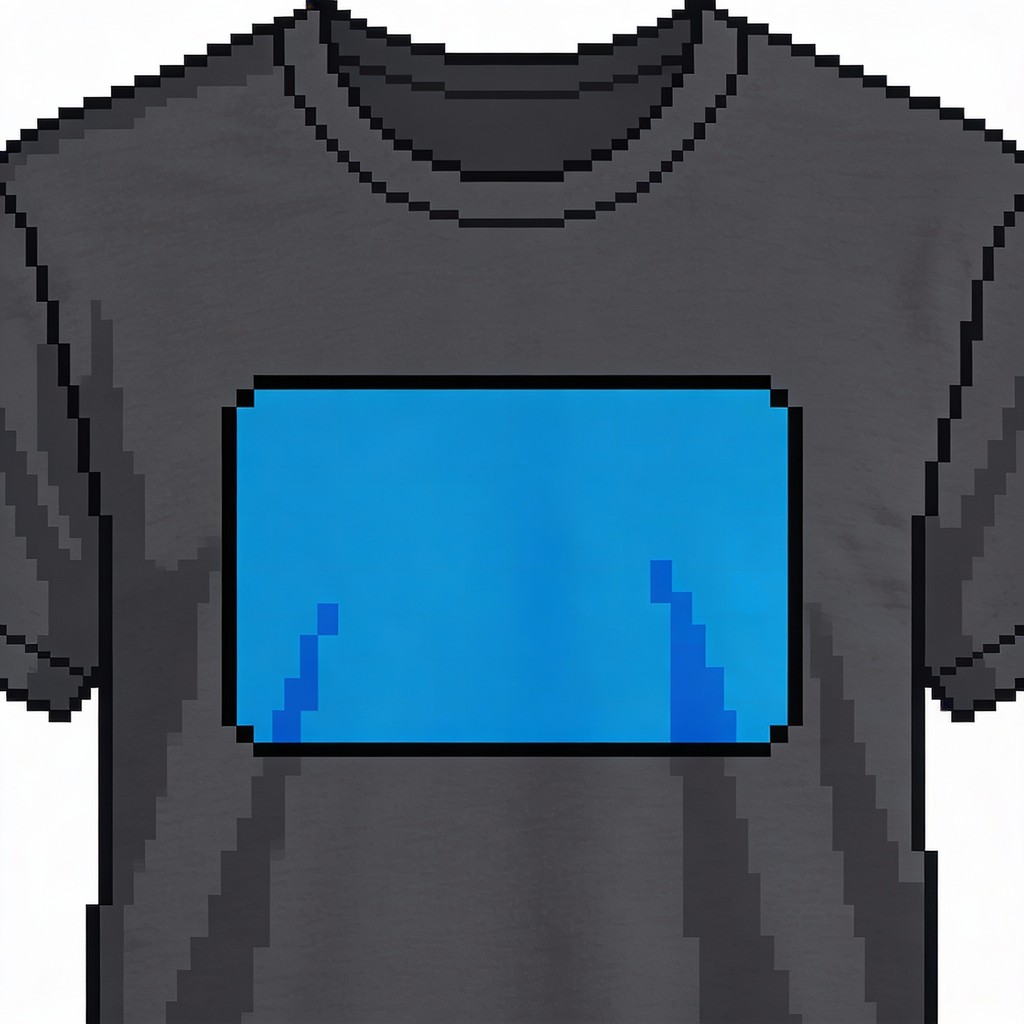 Free Pixel Shirt Template Image - Pixelart, Tshirt, Mockup | Download ...