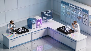 Lab Panel Diamond Free Diamond Testing Laboratory Image - Diamond, Laboratory, Gemology ...