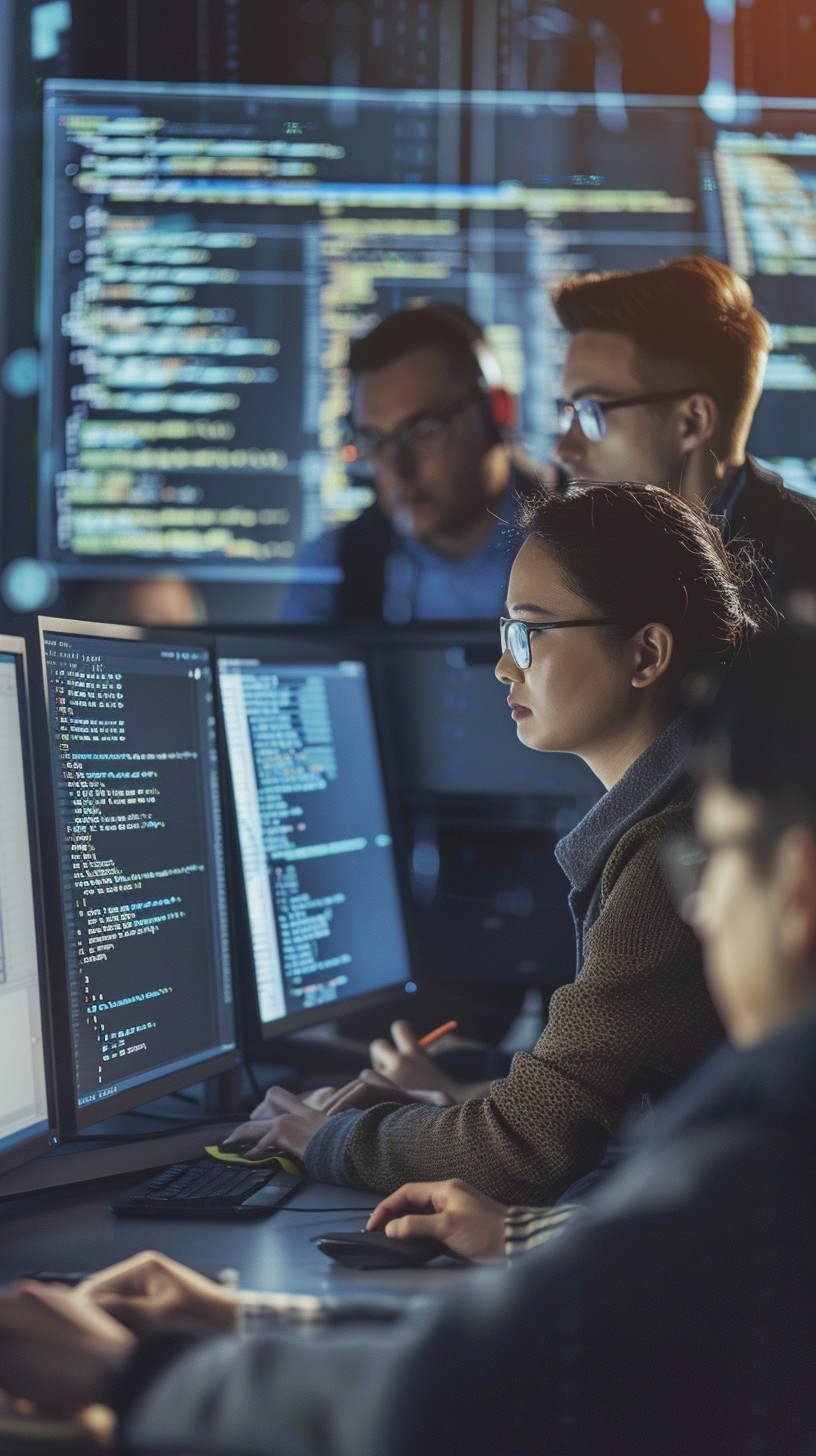 Free Tech Team Working Image - Technology, Programming, Teamwork ...