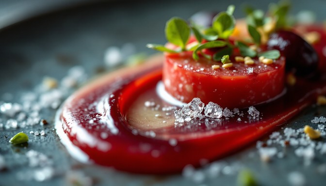 Textural Plating Free Gourmet Textural Symphony Image | Download at StockCake