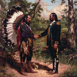 Native Handshake Free Historical Handshake Moment Image - Handshake, History, Cultural ...