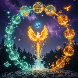 Free Phoenix Cosmic Rebirth Image - Phoenix, Rebirth, Transformation ...