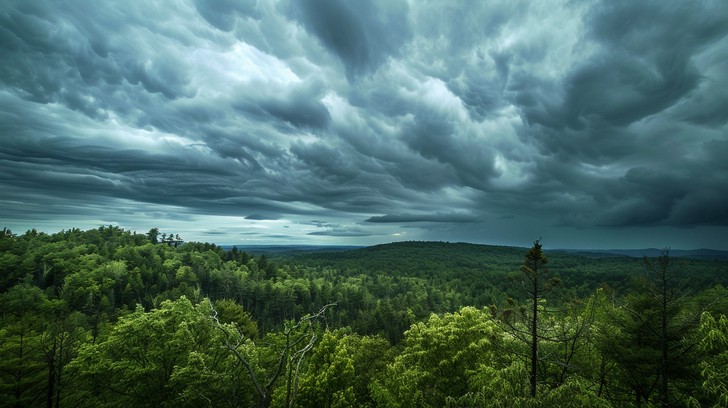 Free Stormy Forest Sky Image - Storm, Clouds, Forest | Download at ...