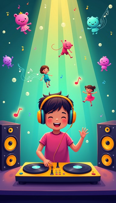Free Tiny DJ Joy Image - Dj, Headphones, Music | Download at StockCake