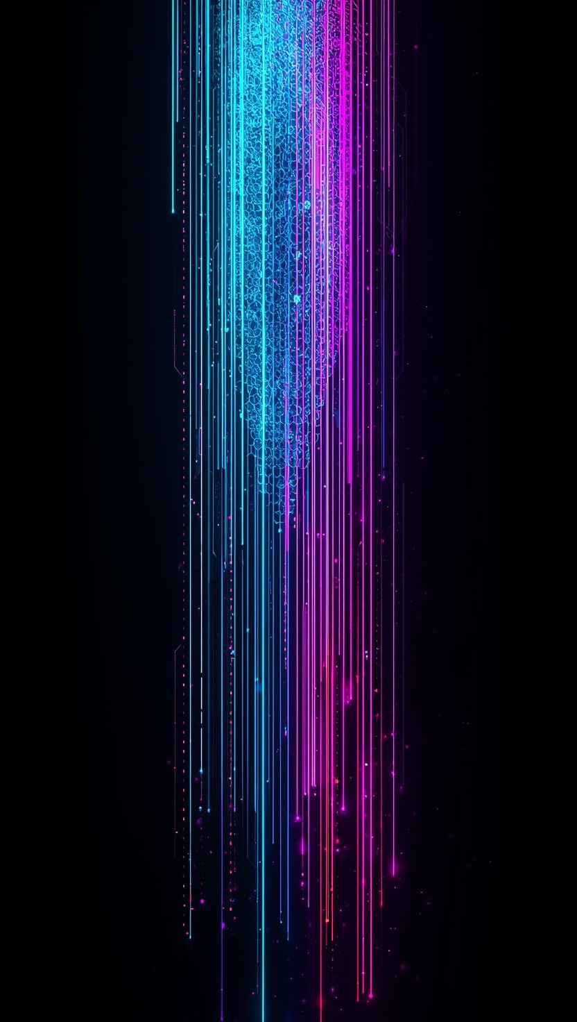 Free Neon Digital Cascade Image - Neon, Cyberpunk, Abstract | Download ...