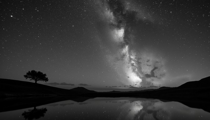 Free Cosmic Mirror Reflection Image - Stars, Galaxy, Reflection ...