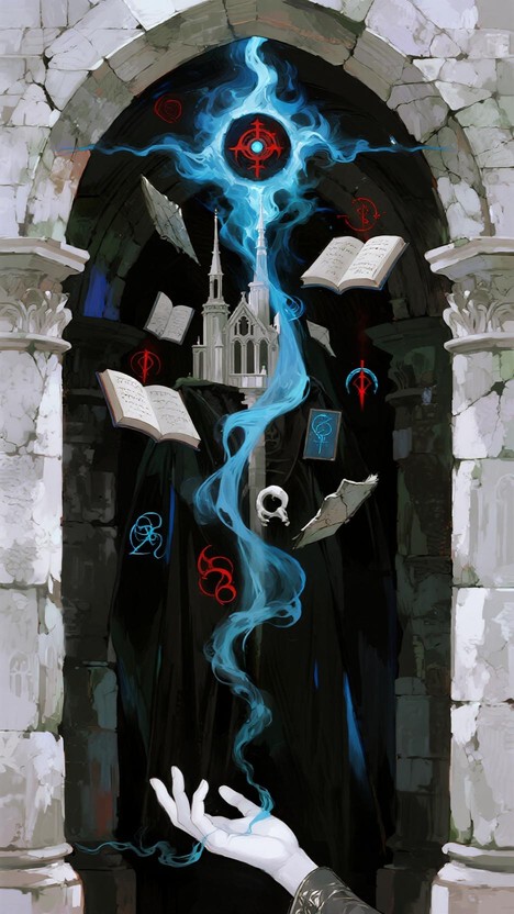 Hand Using Spell Upwards Free Mystic Energy Flows Image | Download at StockCake
