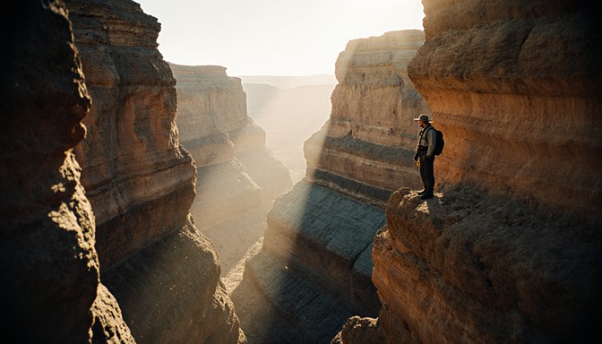 Free Canyon's Golden Edge Image - Canyon, Adventure, Exploration ...