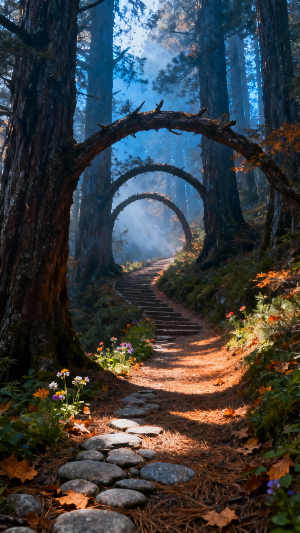 Free Enchanted Forest Gateway Photo - Forest, Path, Archway | Download ...