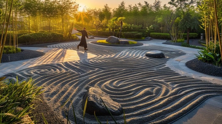 Free Zen Garden Sunrise Photo - Zen, Garden, Sunrise | Download at ...