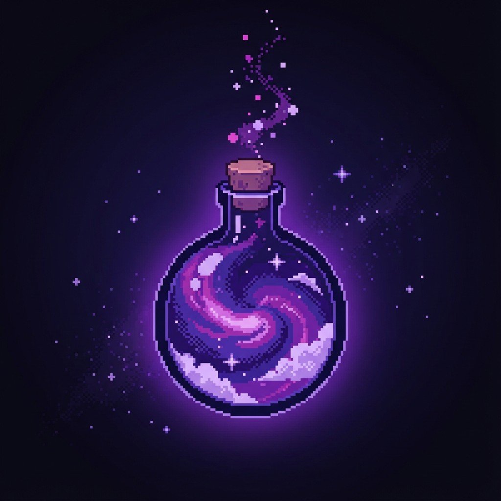 Free Cosmic Potion Bottle Image - Potion, Bottle, Nebula | Download at ...